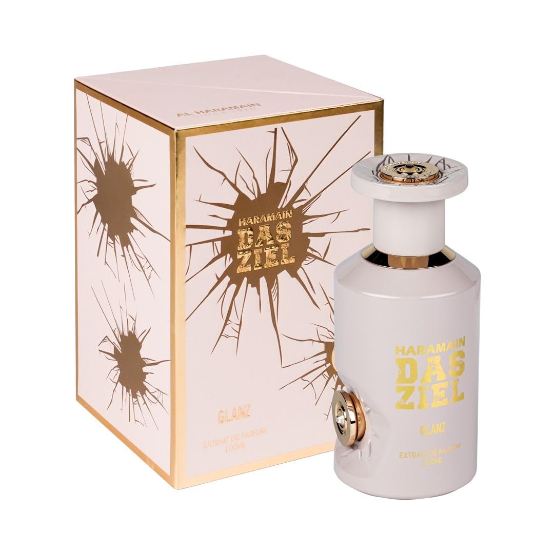 Al Haramain Das Ziel Schwarz - Extrait De Parfum Spray - Perfume for Men and Women - Amber Perfume with Incense, Pine, Patchouli, Vetiver - 3.33 oz