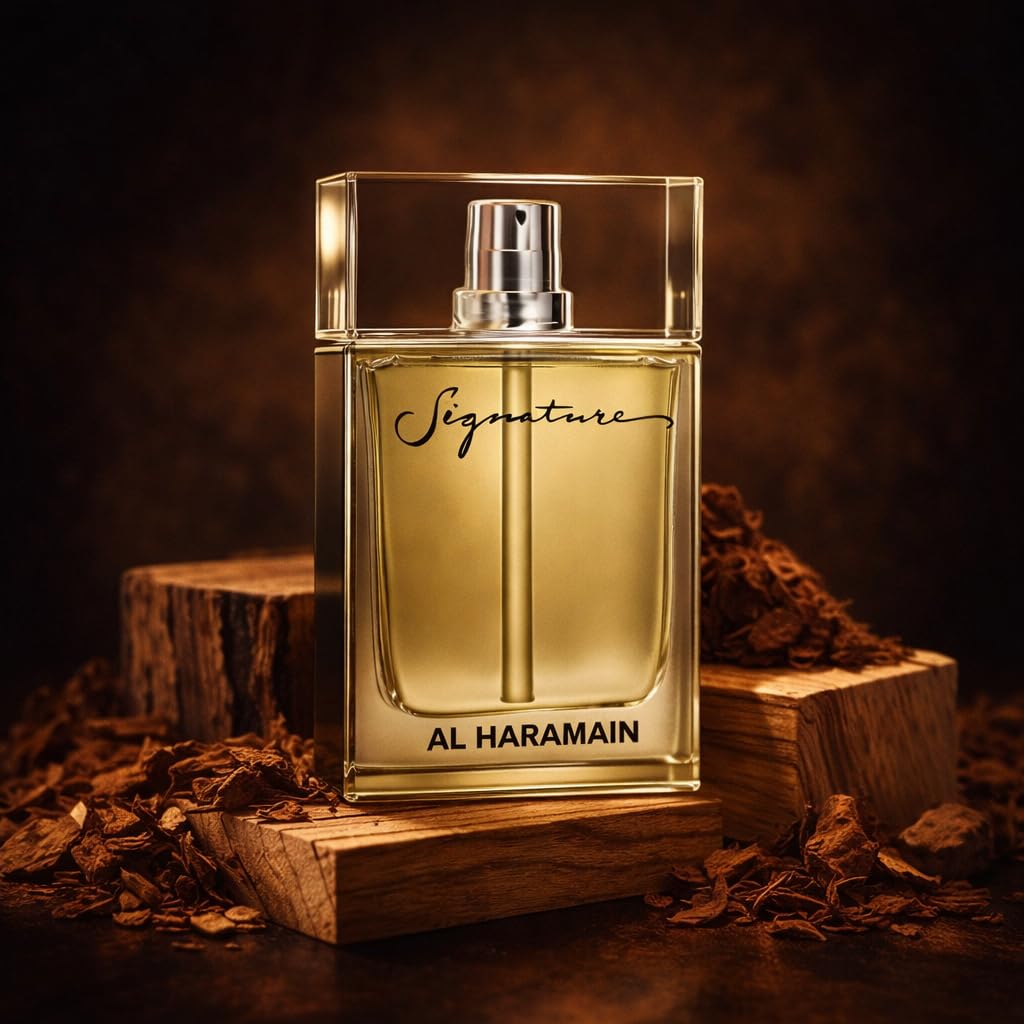 Al Haramain Signature - Arabian Perfume for Women and Men - Unisex Perfume - Long Lasting Perfume for Men and Women - Oriental Floral Scent - 3.3 oz