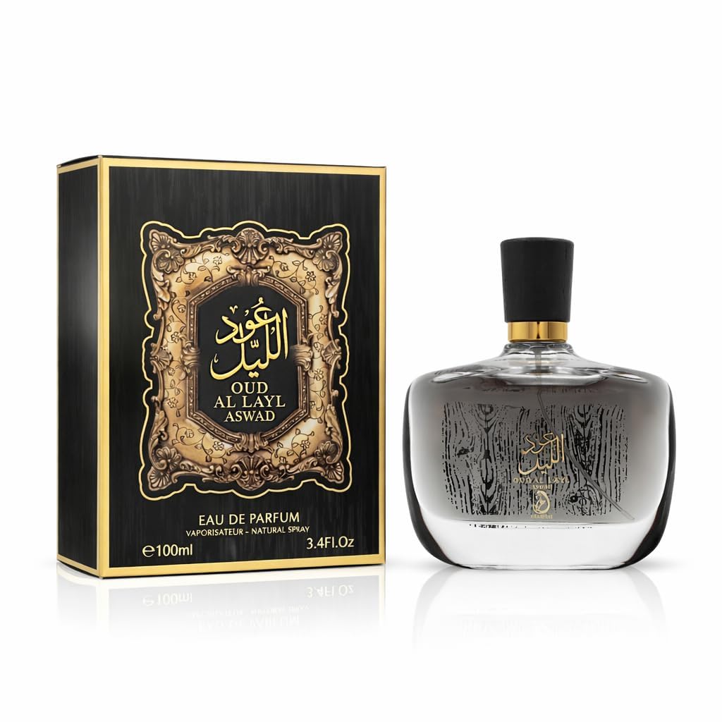 Oud Al Layl Aswad 100ML EDP for Men & Women | Long-Lasting Woody Oriental Arabian Fragrance