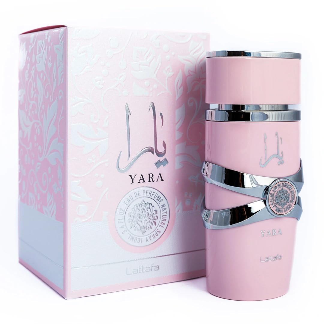 Al Haramain Amber Oud Gold Edition for Women Eau de Parfum Spray, 6.7 Ounce & Lattafa Yara for Women Eau de Parfum Spray, 3.40 Ounce Bundle