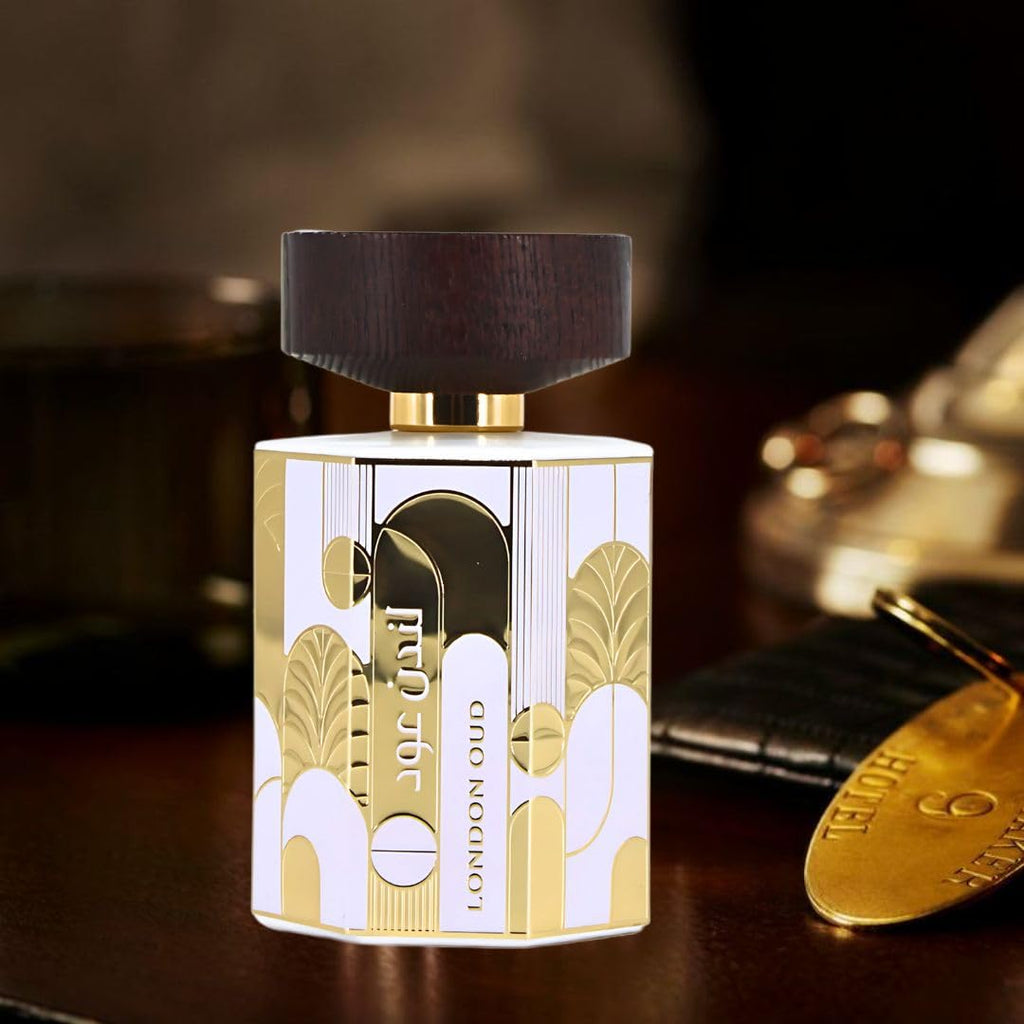 Ard Al Zaafaran London Oud Eau De Parfum Spray 100ml (3.4 oz) Long Lasting Arabian Perfumes For Women, Signature Ladies Perfume with Vanilla, Iris, Cinnamon & Oud Notes - Exotic & Refined Fragrance