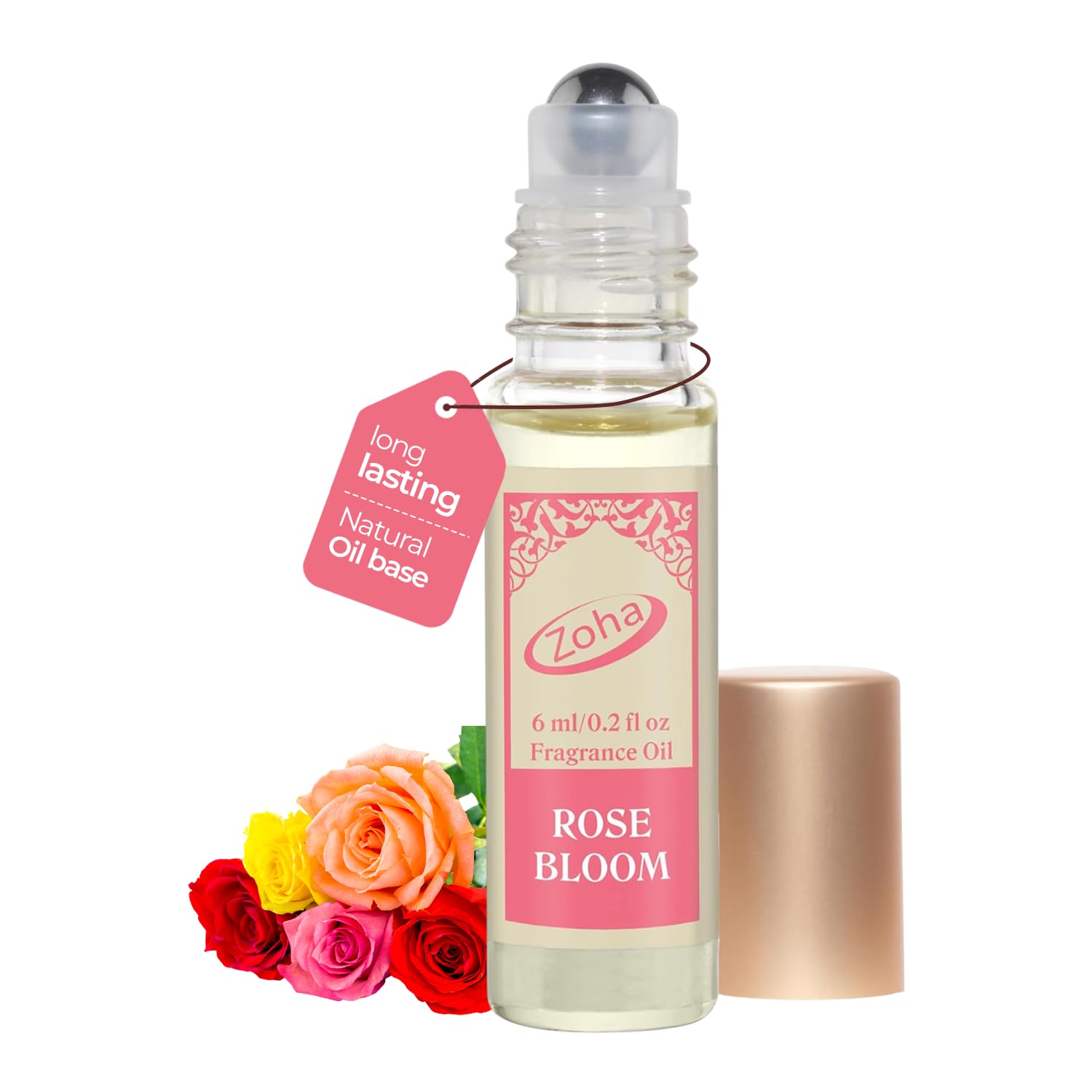 Bloom & Go – Rose Perfume Oil Roller 6ml