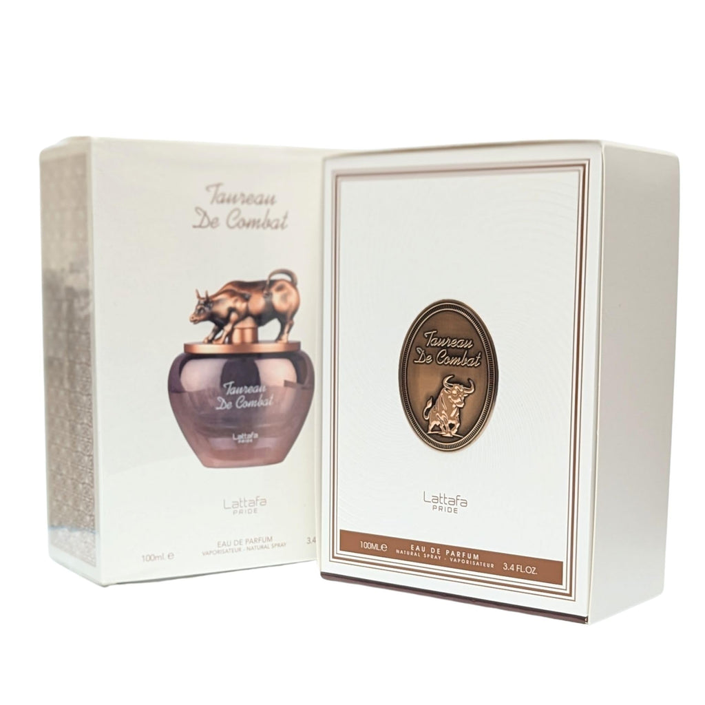 Lattafa Taureau De Combat Eau De Parfum | Amber, Jasmine, Cinnamon | Long-Lasting Perfume Fragrance