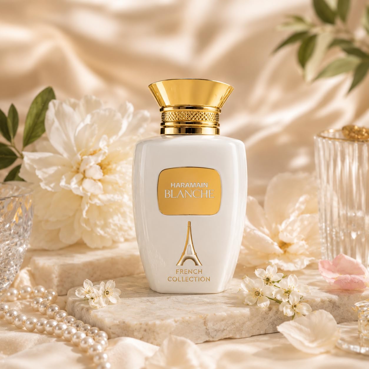 Al Haramain Blanche French Collection - Arabian Perfume for Women and Men - Unisex Perfume - Long Lasting Cologne for Men and Women - 3.3 oz