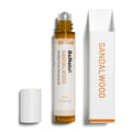 benatu Sandalwood Perfume Oil Roll On for Women and Men, Alcohol Free Eau de Parfum,Travel Size Essential Oil Body Fragrance, Long Lasting, Leather Woody Scent, 10 ml