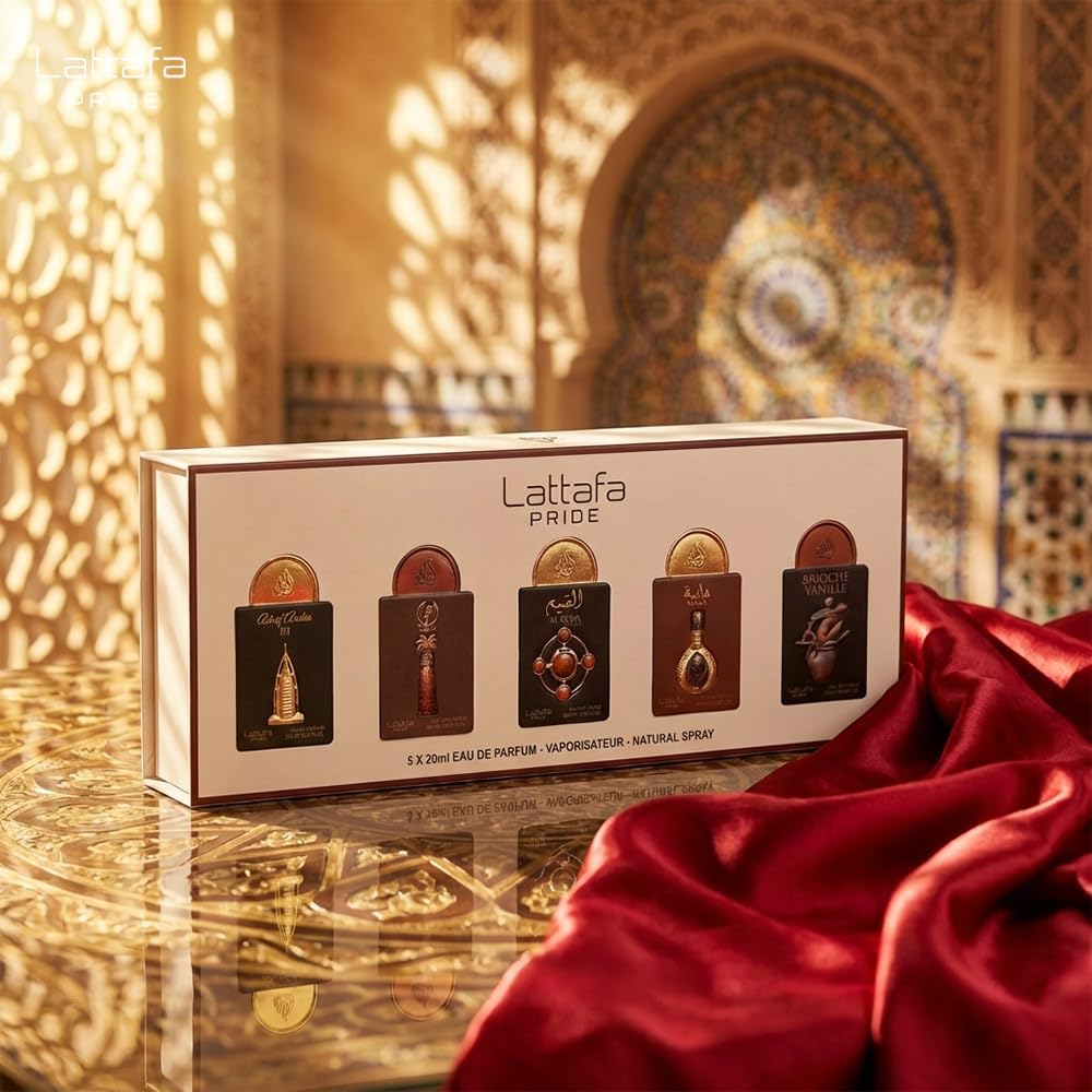 Lattafa Giftset Collection Eau De Parfum | Musk, Amber, Woody, Fruity | Long-Lasting Perfume Fragrance