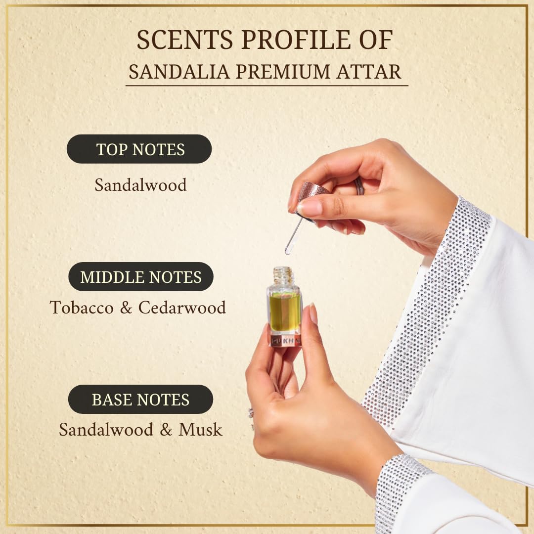 Maamoul Bakhoor Variety Box with Burner & Sandalia Attar by Dukhni | Arabic Incense & Sandalwood Fragrance Oil | Gift Sets | Luxurious Long-Lasting Assorted Scents | العطار العربي | دخني عود بخور