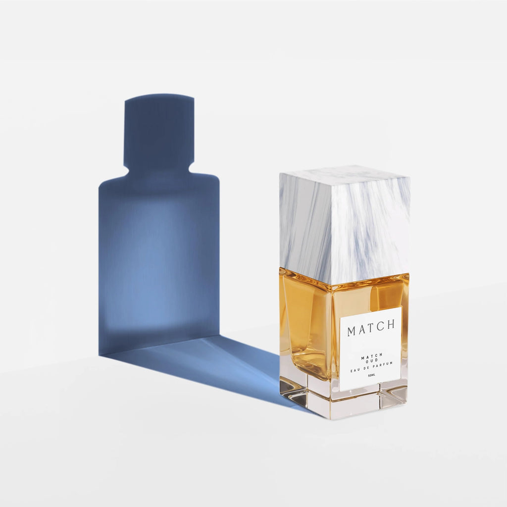 Match Oud Eau de Parfum - Luxury Oud Perfume with Citrus, Turkish Rose & Saffron - Amber, Leather & Vanilla Notes, Long Lasting Bold Fragrance for Men & Women 50 ml / 1.7 oz