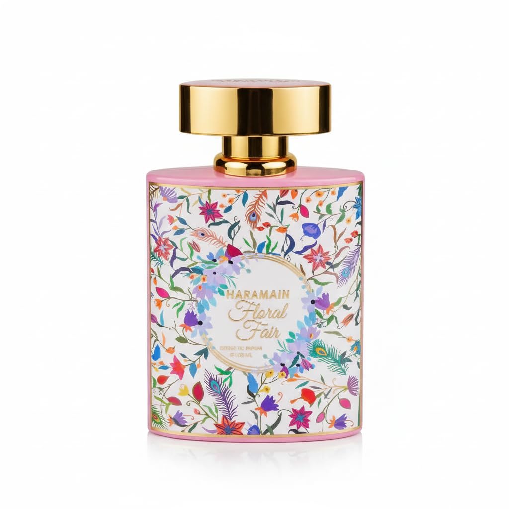 Al Haramain Floral Fair Extrait de Parfum Spray for Women, 3.4 Ounce