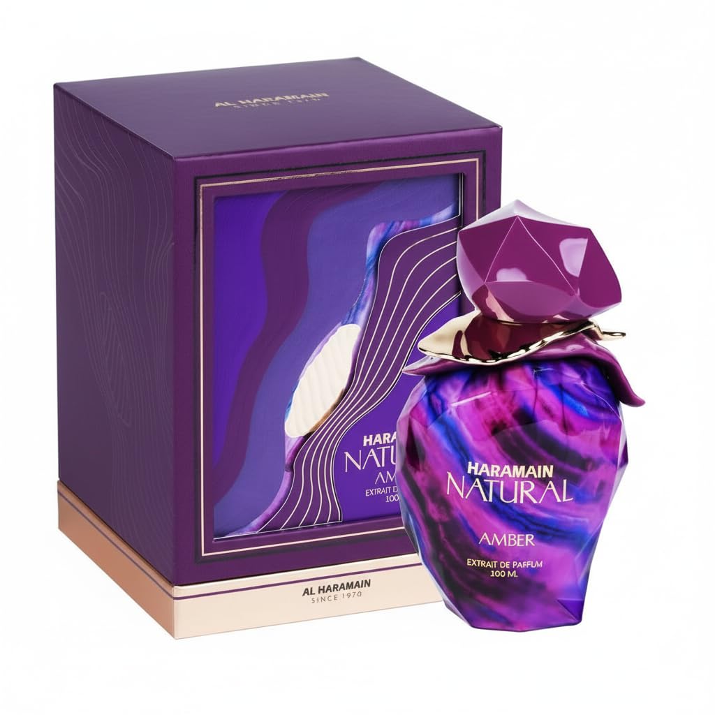 Natural Amber by Al Haramain for Unisex - 3.4 oz Extrait De Parfum Spray