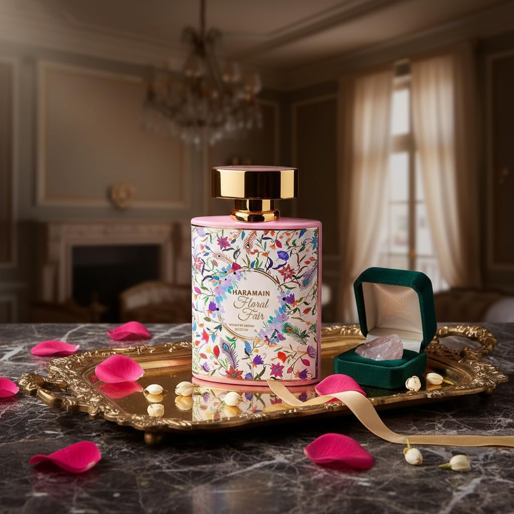 Al Haramain Floral Fair Extrait de Parfum Spray for Women, 3.4 Ounce