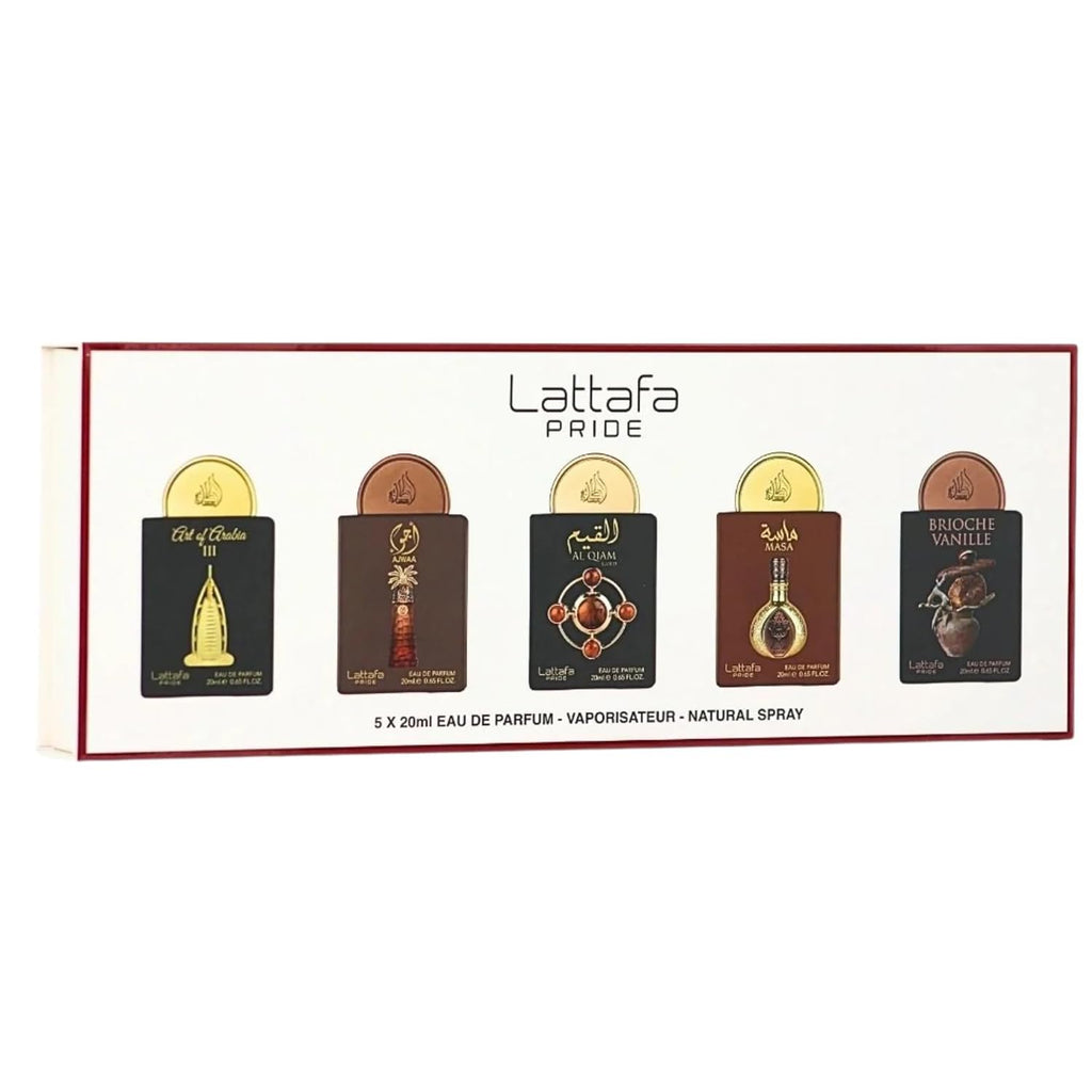 Lattafa Giftset Collection Eau De Parfum | Musk, Amber, Woody, Fruity | Long-Lasting Perfume Fragrance