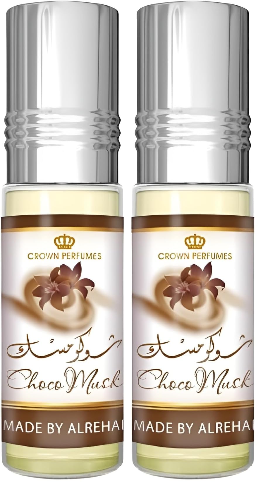 Al-Rehab PERFUMES Choco Musk 6Ml Unisex Concentrated Perfume Rollon (Pack of 2)