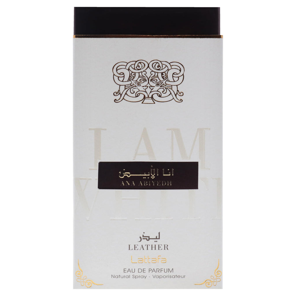 Lattafa Perfumes Ana Abiyedh Leather for Unisex Eau De Parfum Spray, 2.0 Ounce