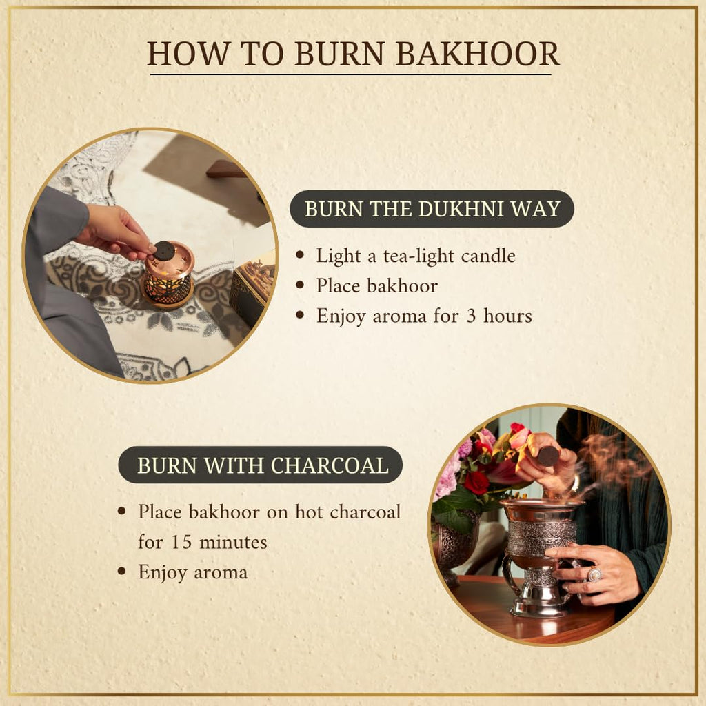Maamoul Bakhoor Variety Box with Burner & Sandalia Attar by Dukhni | Arabic Incense & Sandalwood Fragrance Oil | Gift Sets | Luxurious Long-Lasting Assorted Scents | العطار العربي | دخني عود بخور