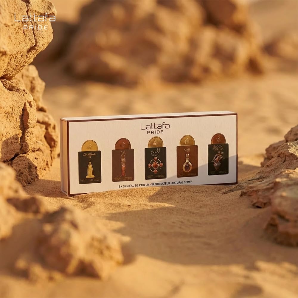 Lattafa Giftset Collection Eau De Parfum | Musk, Amber, Woody, Fruity | Long-Lasting Perfume Fragrance