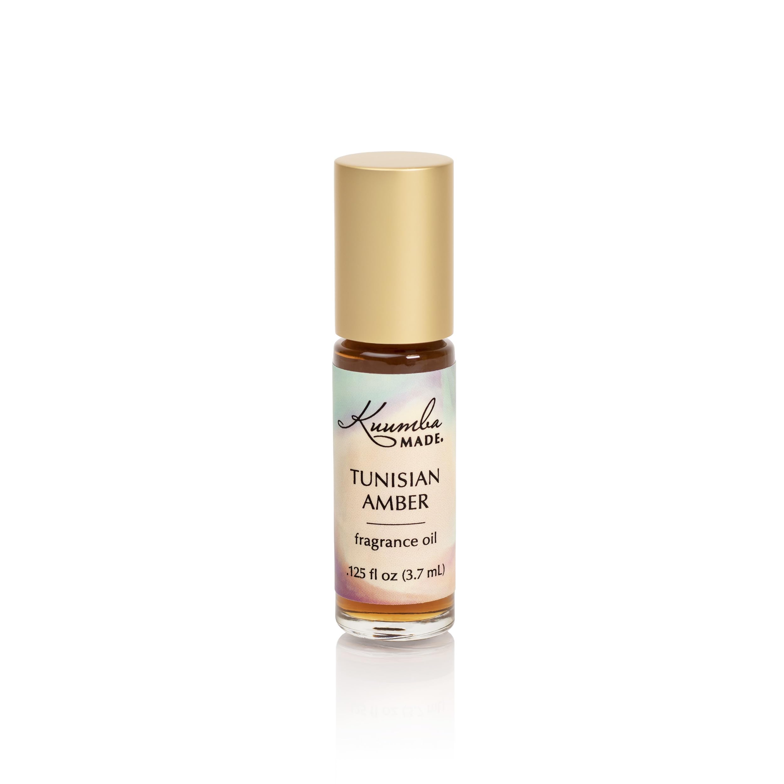 Kuumba Made Tunisian Amber Fragrance Oil, Long-Lasting Small-Batch Perfume Roller, Vegan, Alcohol-Free, .125 Fl Oz