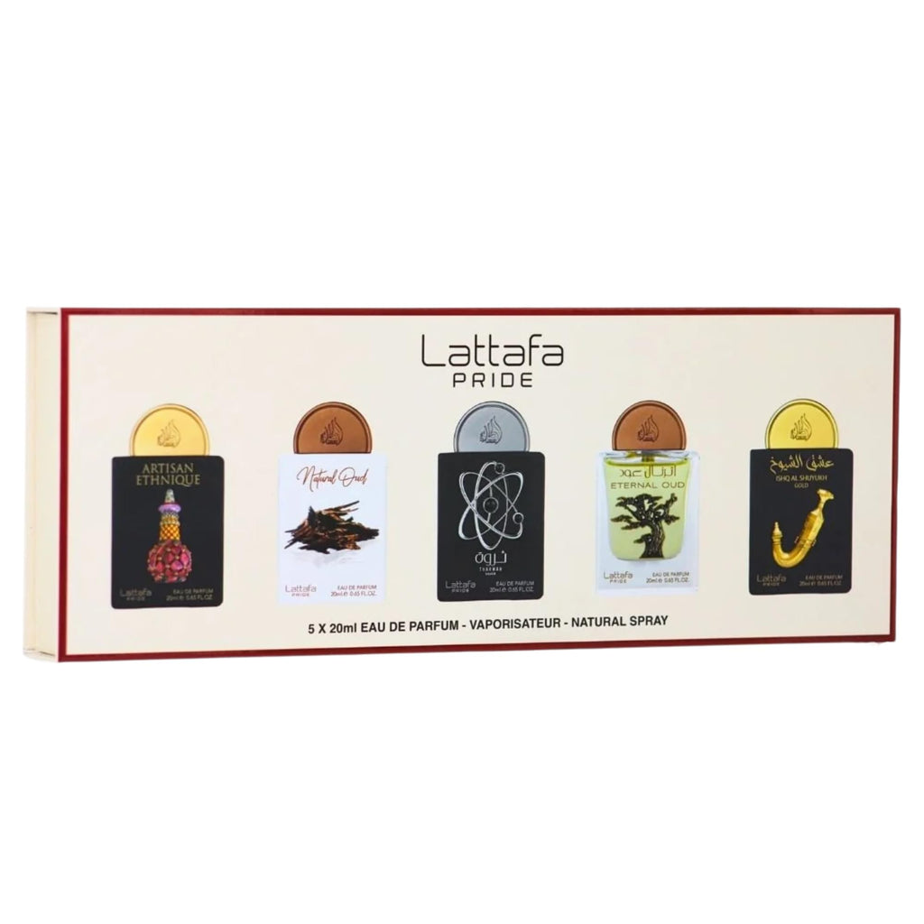 Lattafa Giftset Collection Eau De Parfum | Musk, Amber, Woody, Fruity | Long-Lasting Perfume Fragrance