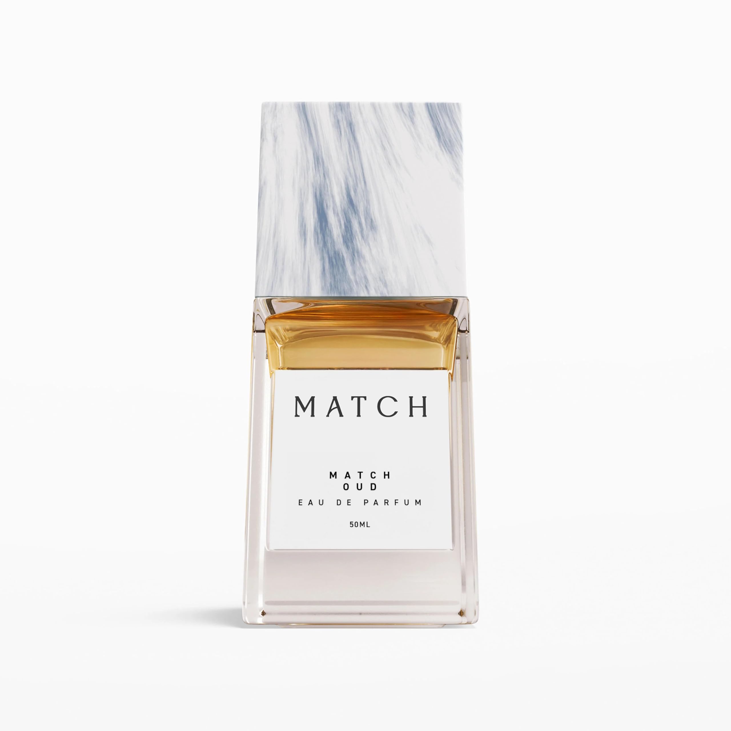 Match Oud Eau de Parfum - Luxury Oud Perfume with Citrus, Turkish Rose & Saffron - Amber, Leather & Vanilla Notes, Long Lasting Bold Fragrance for Men & Women 50 ml / 1.7 oz