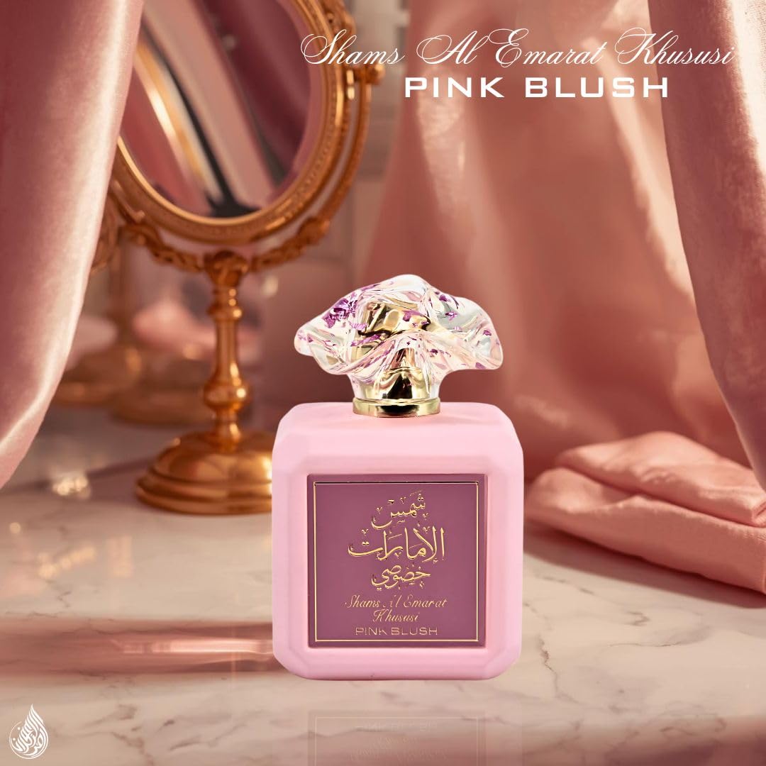 Ard Al Zaafaran Pink Blush Shams Al Emarat Khususi Eau de Parfum Sprays 50ml (1.7 oz) & 100ml (3.4 oz)