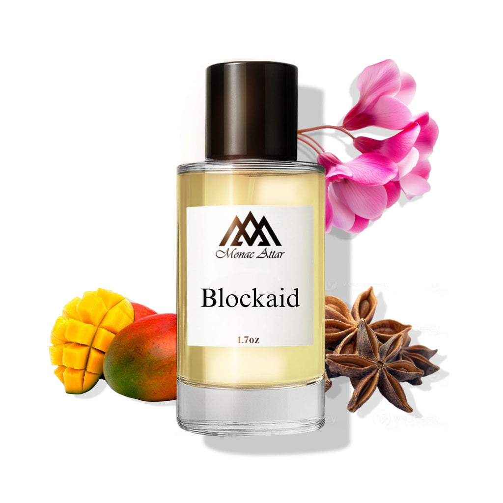 Monac Blockaid Inspired by Blockade, Eau De Parfum, 1.7oz/50ml, Long Lasting Fragrance, Luxury Made Affordable