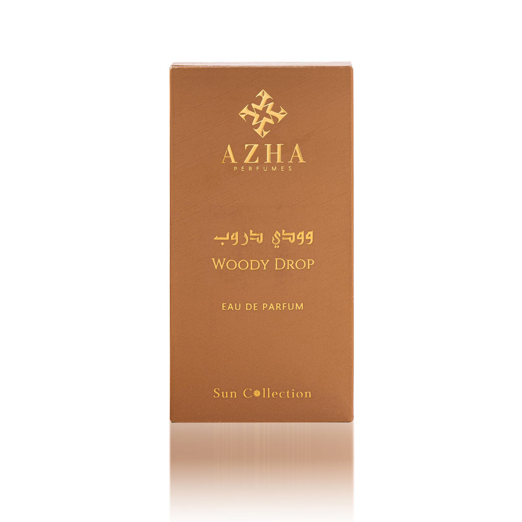 Azha Perfumes Woody Drop Eau De Parfum Men Spray 100ML (3.38 OZ) Arabian Perfume for Men Woody Notes Of Raspberry And Sandalwood, Long Lasting Perfume For Men, Luxurious Fragrance