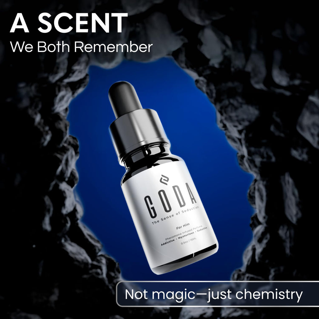 GODA Pheromones Cologne for Men Infused with Real Pheromones – Citrus and Lavender Scent – Sophisticated Fragrance for Confidence and Presence – Perfume for Men – 15ml/0.50 fl oz
