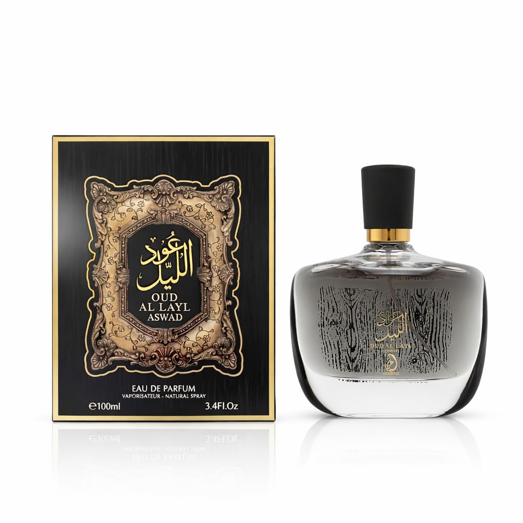 Oud Al Layl Aswad 100ML EDP for Men & Women | Long-Lasting Woody Oriental Arabian Fragrance