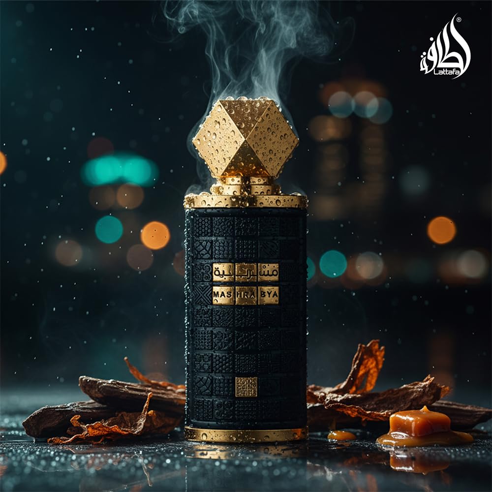 Lattafa Mashrabya for Unisex Eau de Parfum Spray, 3.4 Ounce / 100 ml