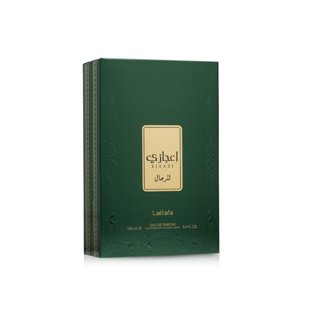 Lattafa Ejaazi for Men Eau de Parfum Spray, 3.4 Ounce