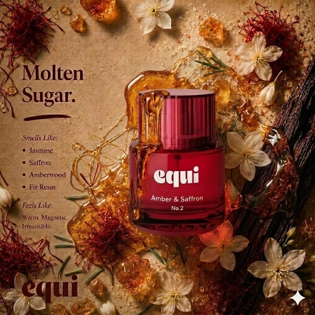 Equi Amber & Saffron Inspired by Baccarat Rouge Perfume for Women & Men