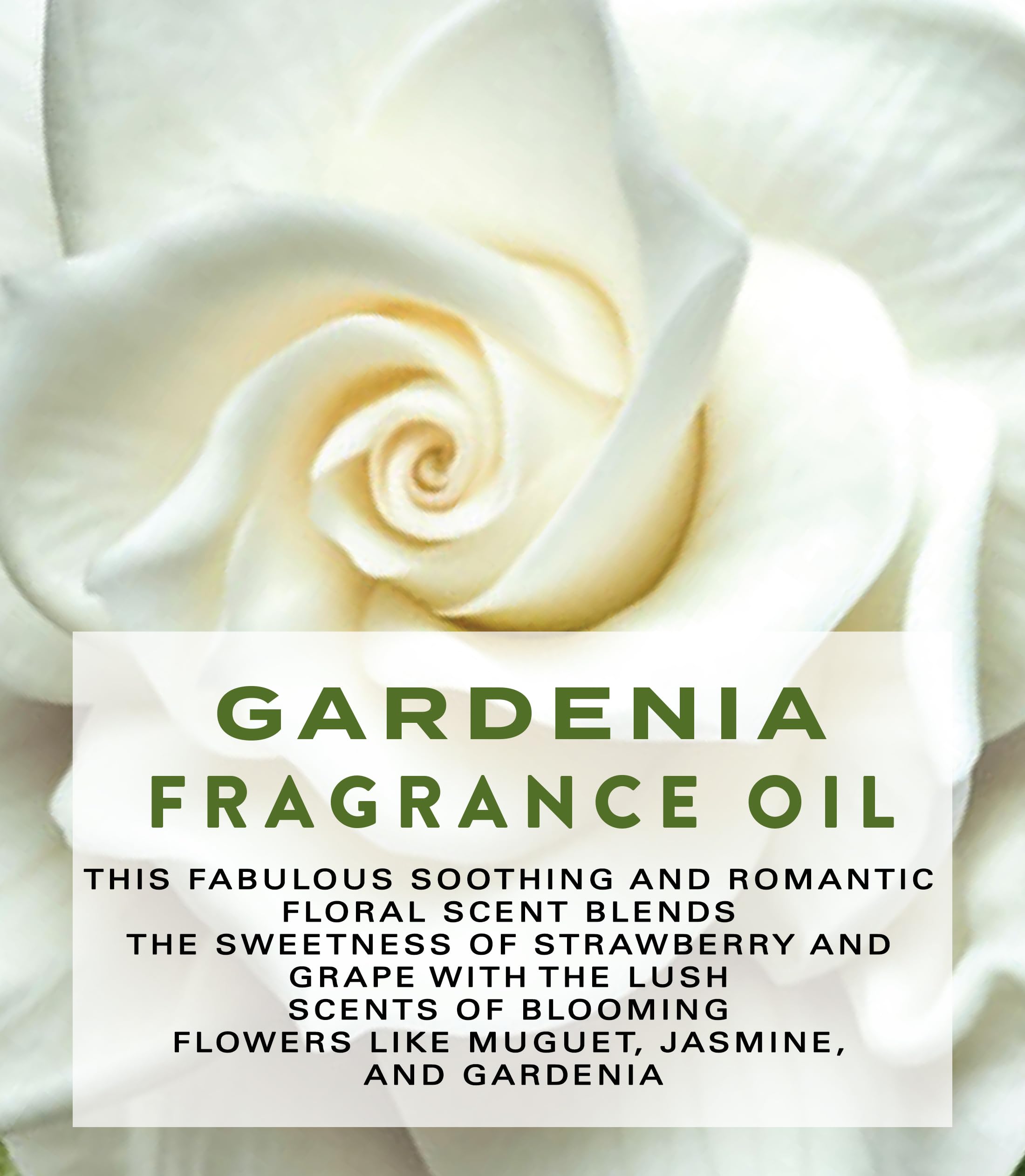 Botanical Beauty GARDENIA FRAGRANCE OIL ROLL-ON 0.169 Fl Oz 5 ml Rollerball Perfume, Long Lasting an luxury scent of blend of Lily of the Valley, Jasmine, Gardenia Blossom, Strawberry, Grape