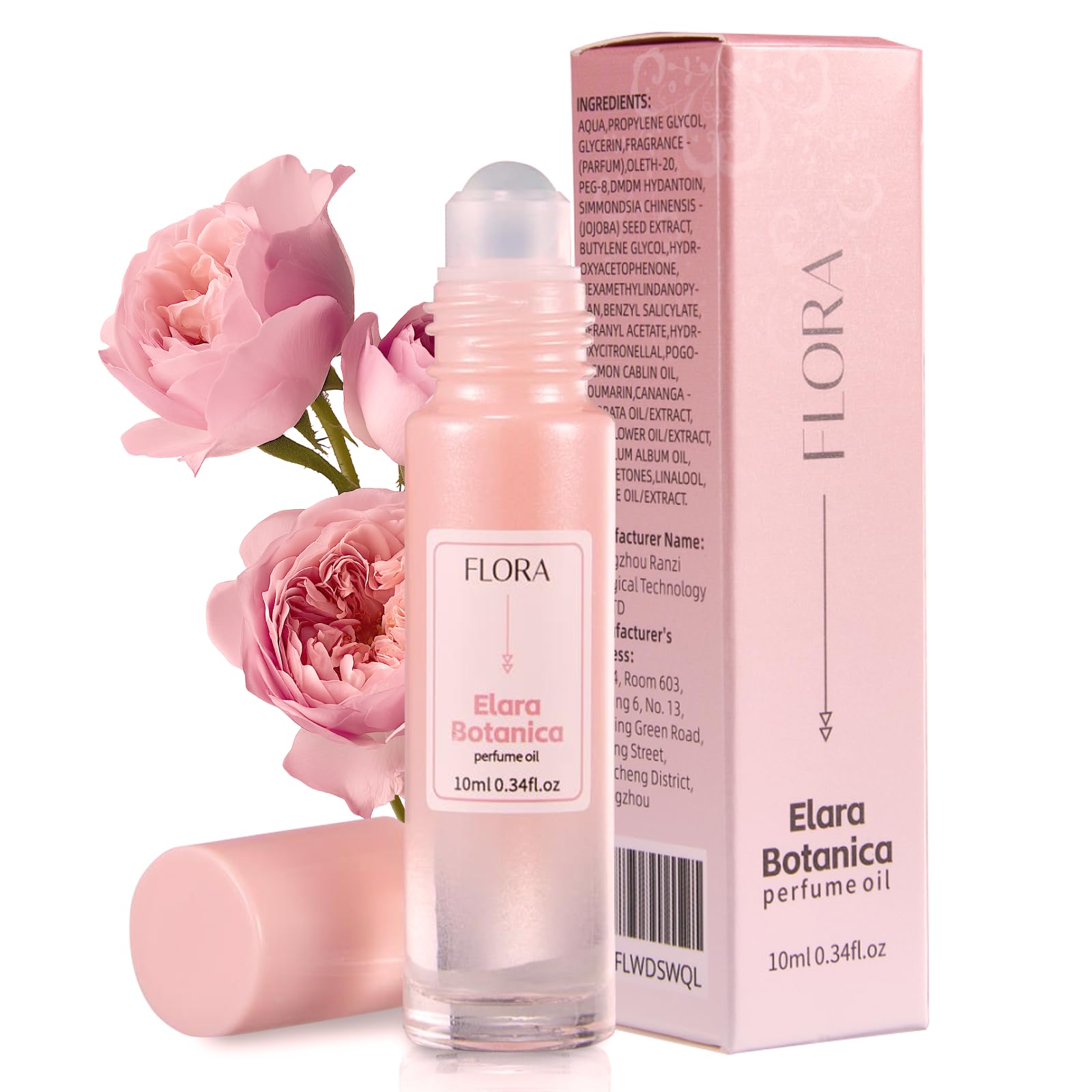 Elara Botanica Pheromones Perfumes for Women, Long Lasting Roll On Fragrance Oil, Travel Size Scent for Confidence, Charm & All Day Wear