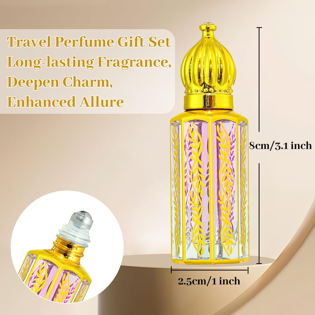 MR.A 3Pack Arabian Perfume for Women, Arabic Long Lasting Perfume Oil, Luxury Arab Parfume Oil for Women, Soft Parfume Arabe 1.2FL OZ baby purple, Pheromones Perfumes, Mini Perfumes Gift Set