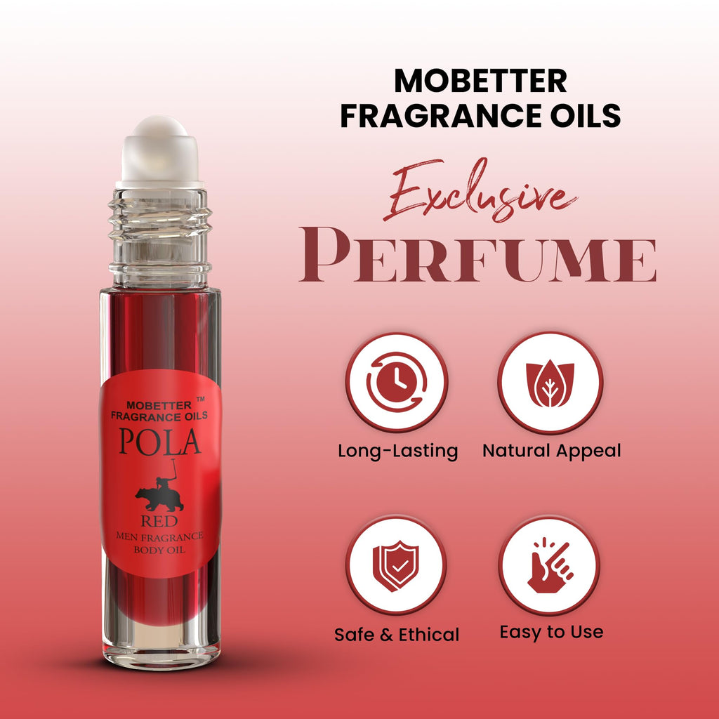 MOBETTER FRAGRANCE OILS Pola Red Fragrance Body Oil for Men