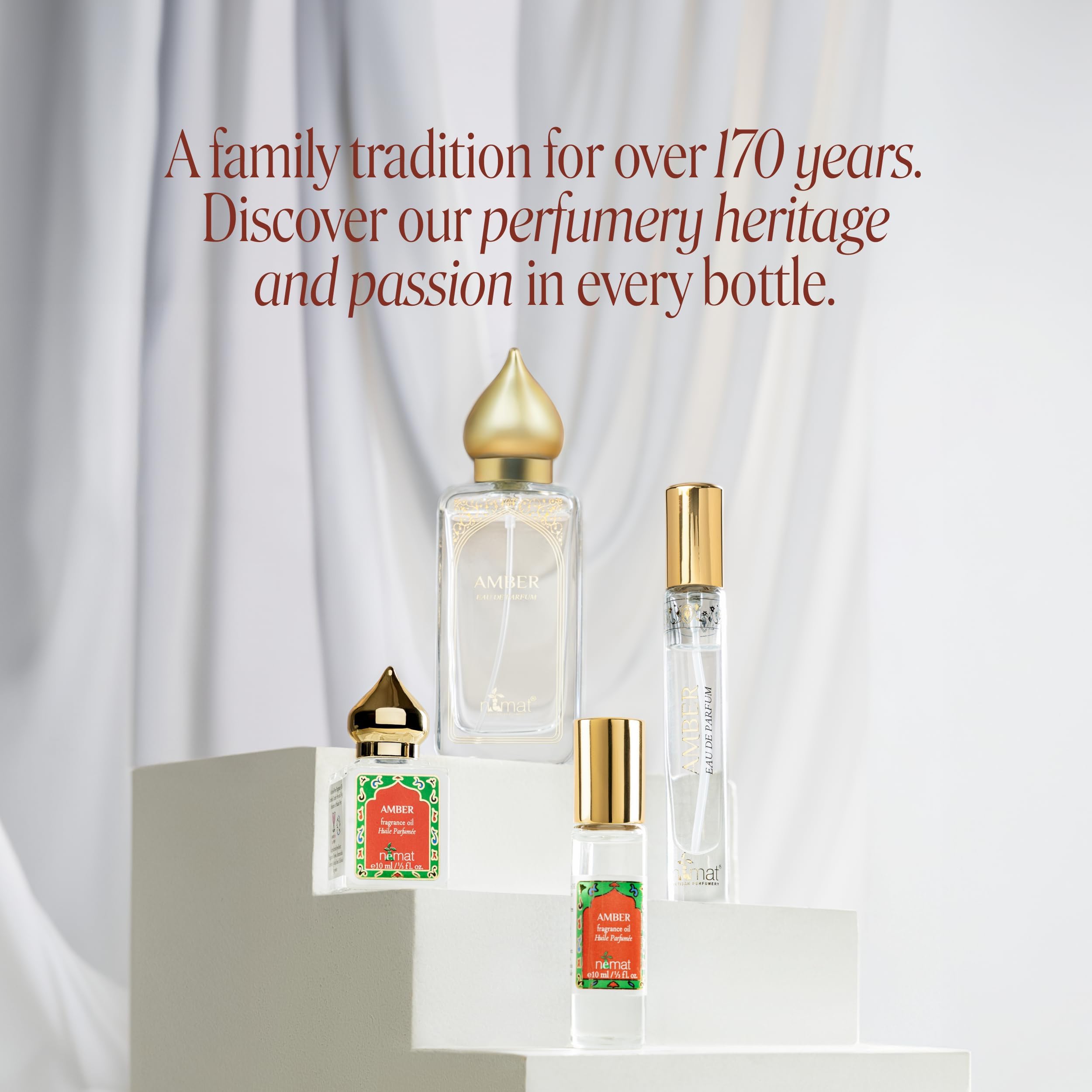 Nemat Amber Perfume Oil, 10 ML