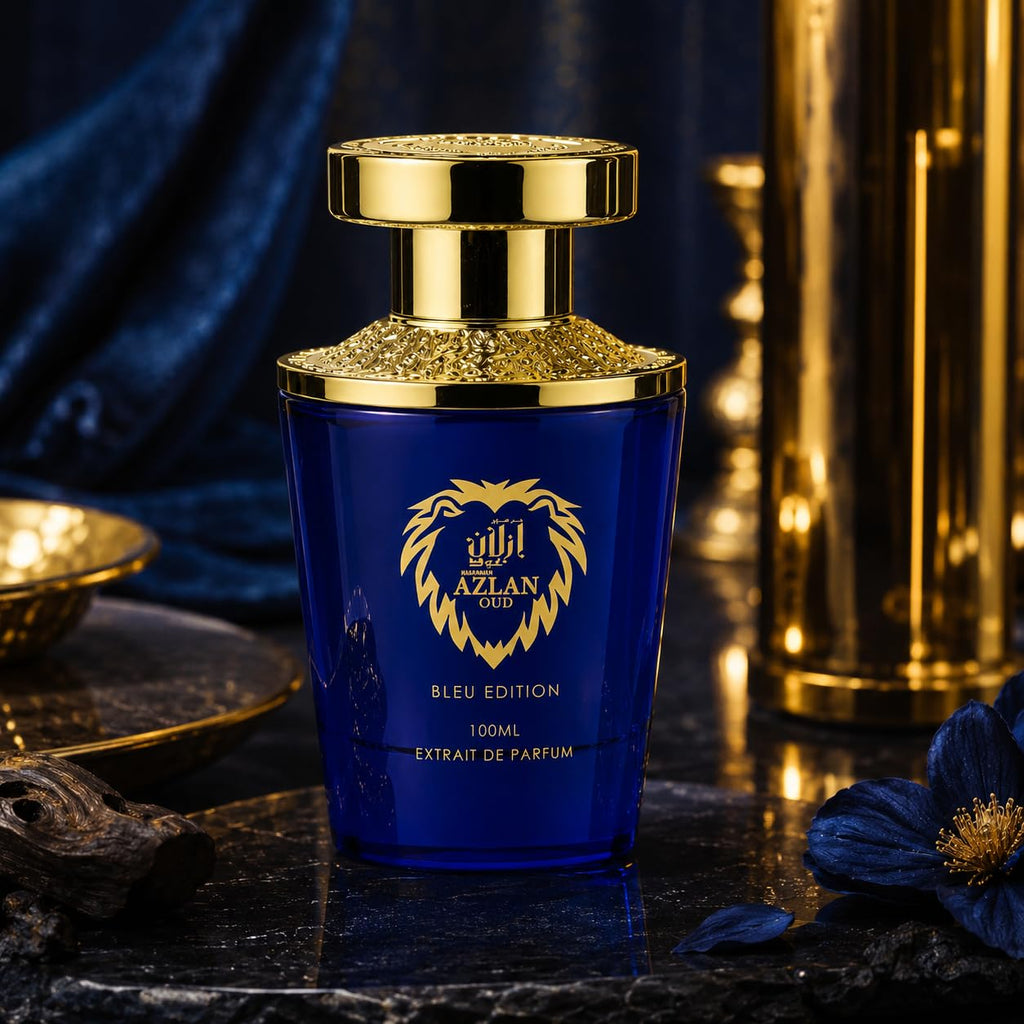 Al Haramain Azlan Oud Bleu Edition For Unisex Extrait De Parfum Spray, 3.4 Ounce