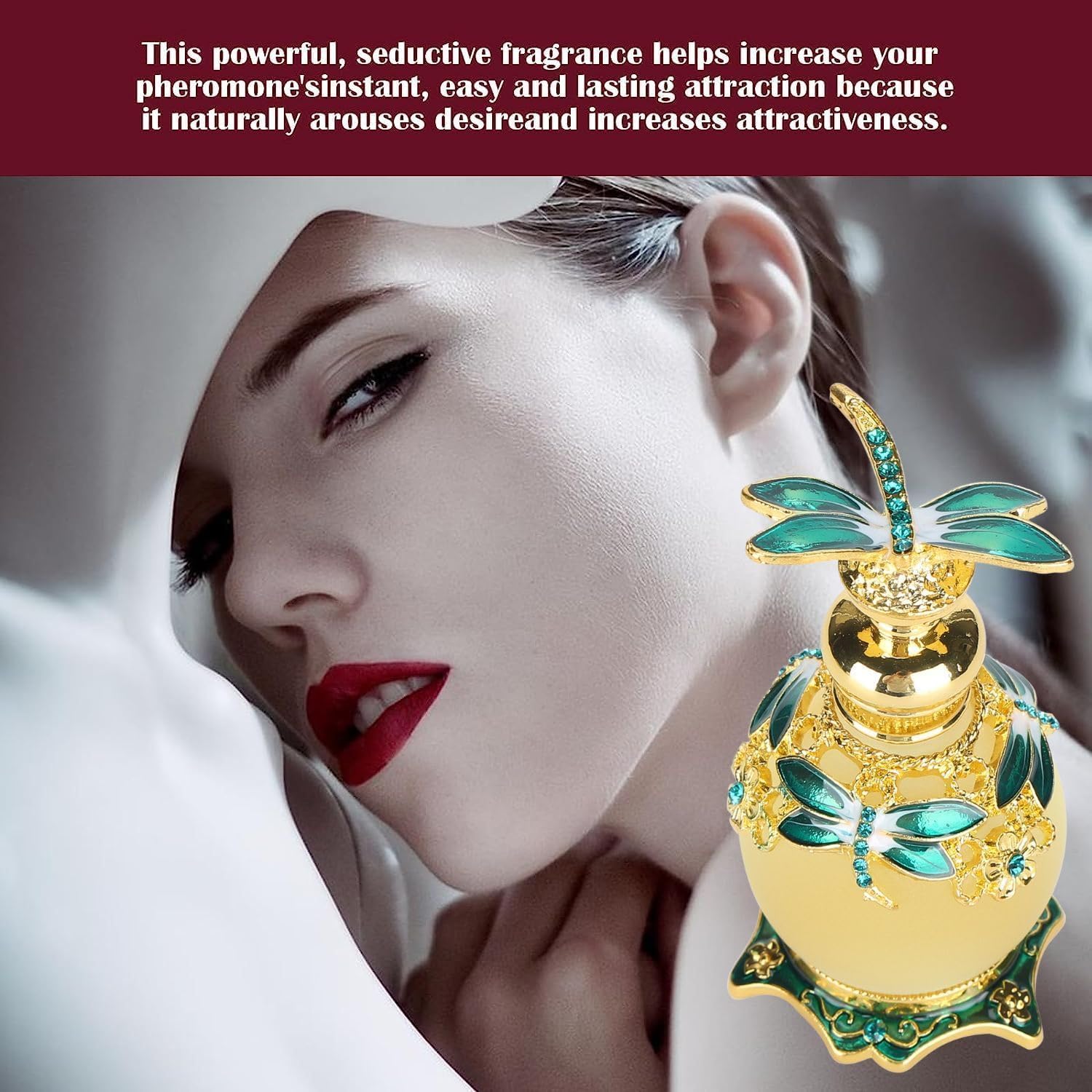 Arabian Perfumes for Women,15ml Muslim Eau de Parfum Toilette with Gift Box Halal Dubai Retro Womens Fragrances Concentrated Long Lasting Perfume Essential Oil Persistent Smell Travel Accessory