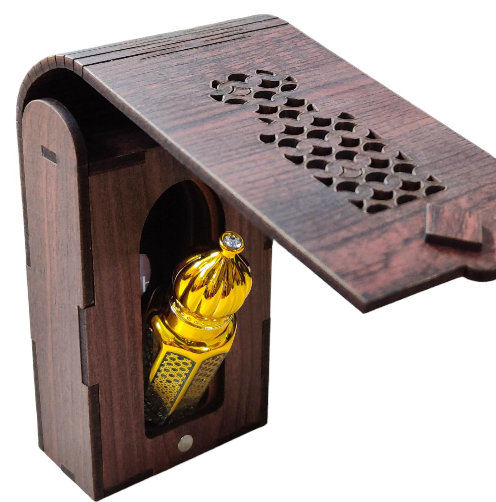 Levenmooi ARABIAN ROSE 12ml Attar Suitable for Daily uses, Occasions & parties long lasting Fragrance roll on Perfume Oil Leak proof available in travel size for unisex with elegant wooden box