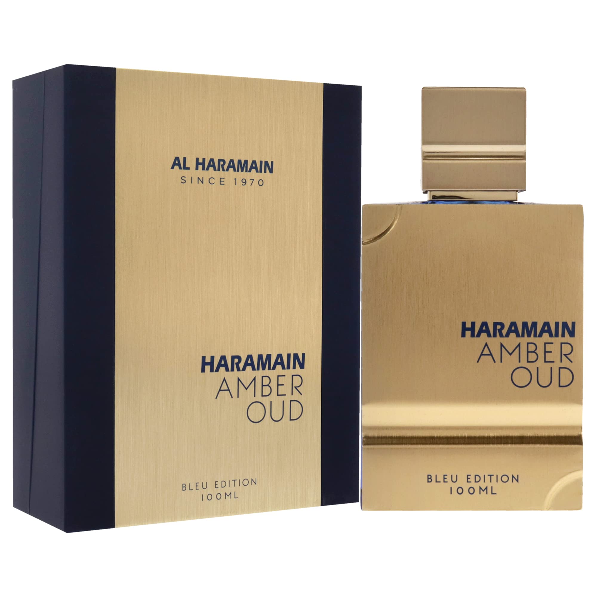 Al Haramain Amber Oud Blue Edition Eau De Parfum Spray 100ml (3.4 oz) - Unisex Arabian Perfume for Women & Men, Long-Lasting Arabic Fragrance, Premium EDP Cologne Spray