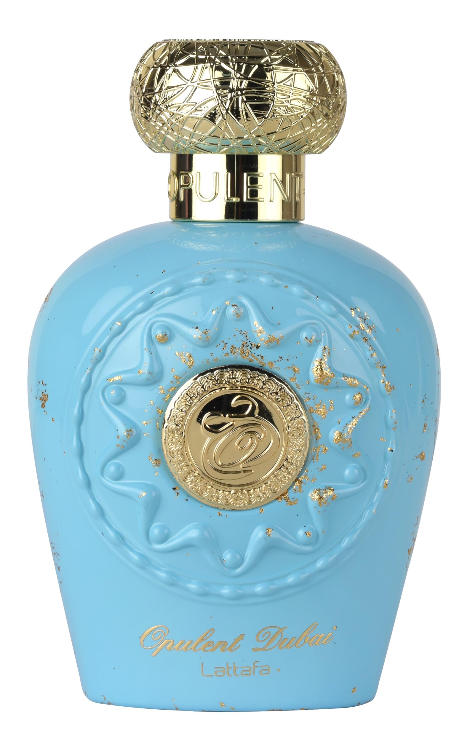 Lattafa Opulent Dubai - Citrus, Fruity, Floral, Woody - Eau de Parfum Long-Lasting Fragrance for Unisex, 3.4 Ounce / 100 ml