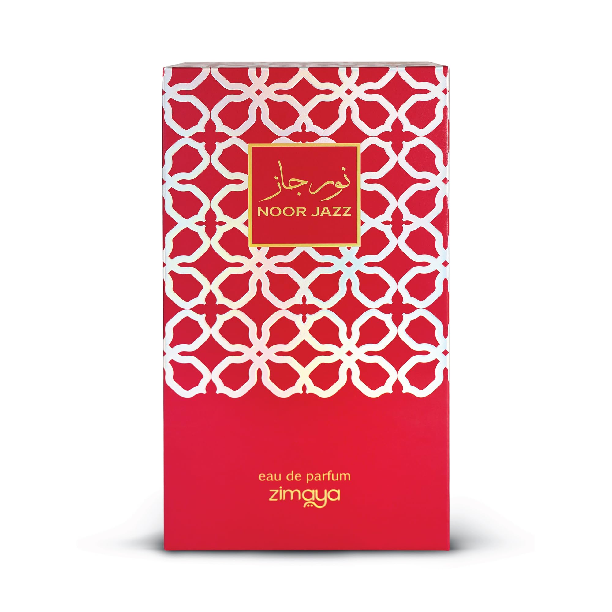 zimaya Noor Jazz Unisex Eau De Parfum, 3.4 Fl. Oz – Luxurious & Sophisticated Woody Amber Fragrance with Saffron, Jasmine, and Musk