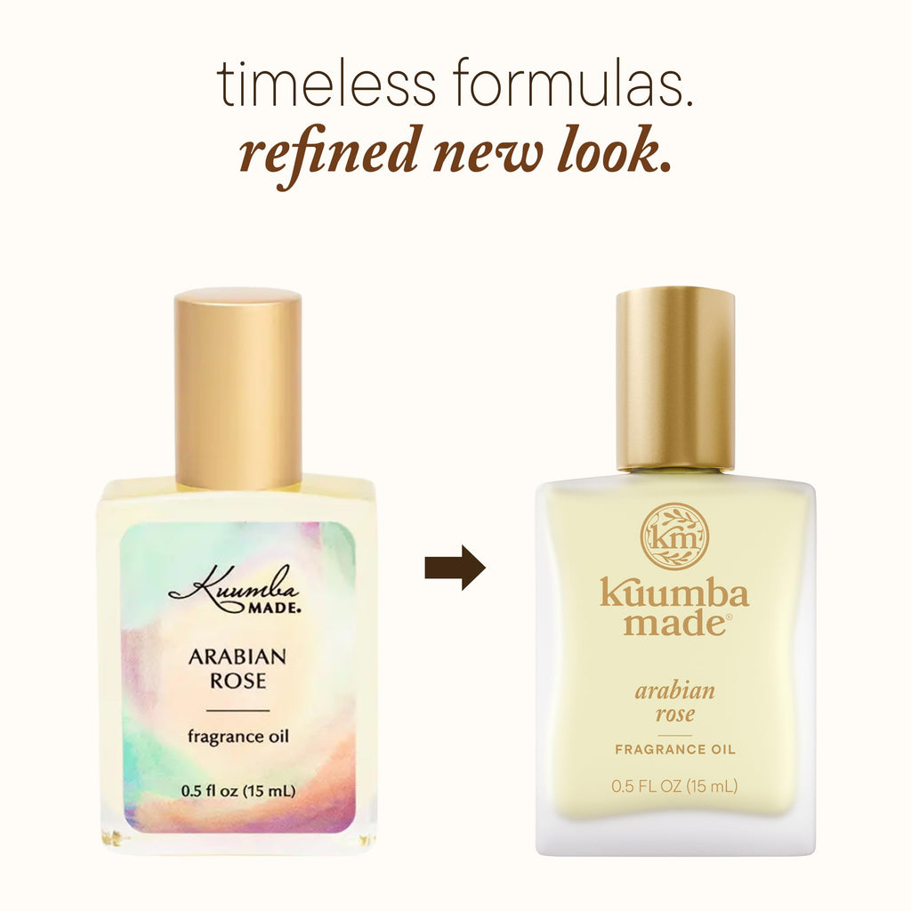 Kuumba Made Arabian Rose Fragrance Oil, Long-Lasting Scented Oil Perfume Roller, Vegan, Alcohol-Free, 0.5 oz