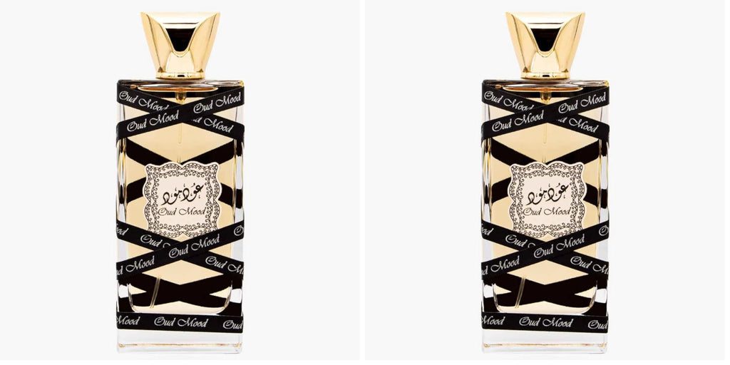 Lattafa Eau de Parfum, Unisex, 3.4 Ounce | Oud Mood | Pack of 2