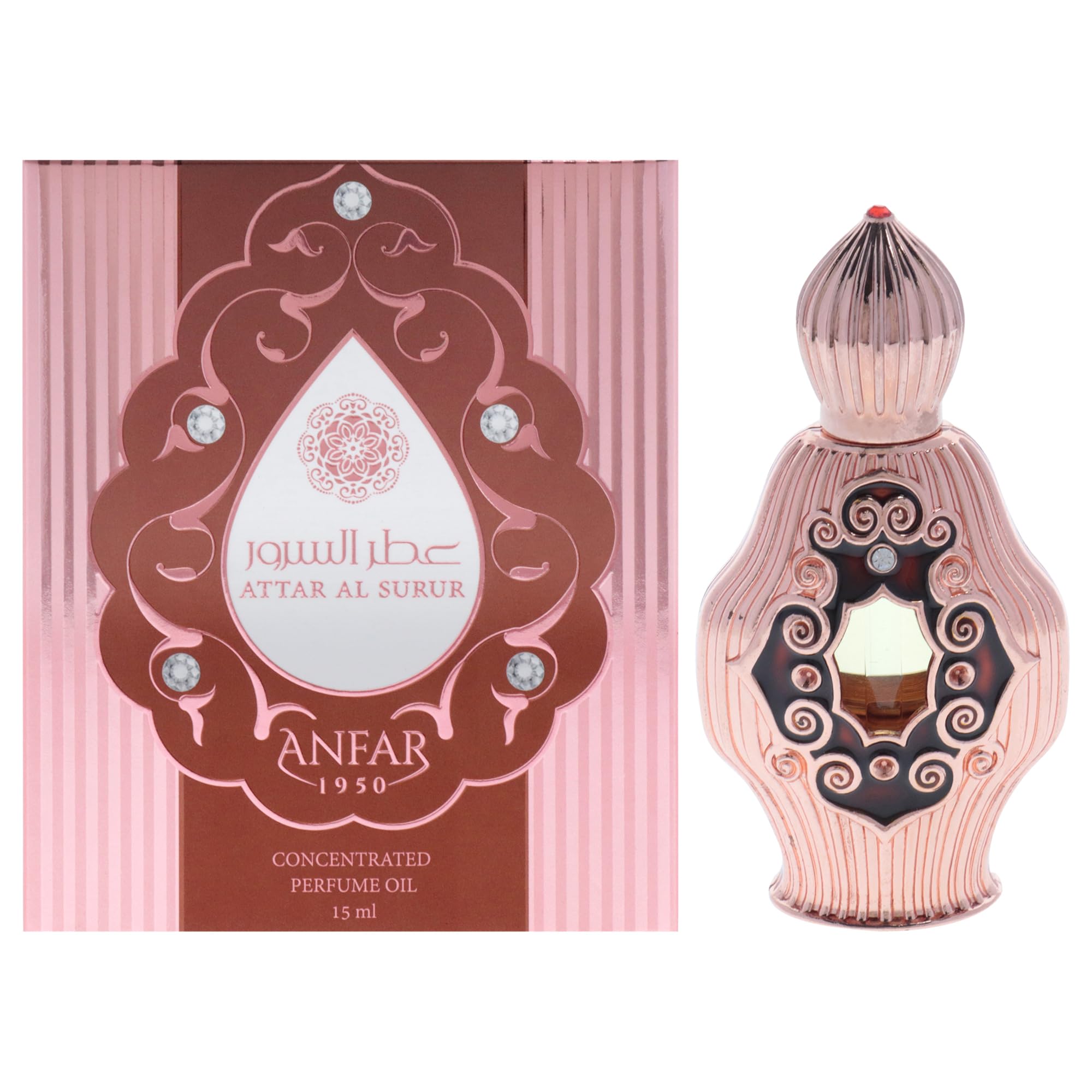 Anfar Attar Al Surur for Women - 0.5 oz Concentrated Perfume Oil