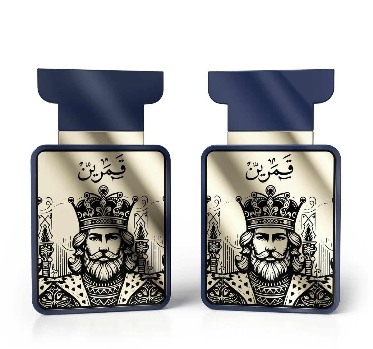 Amaran Qamarain For Him Eau de Parfum 3.4 oz – Woody Fresh Arabian Perfume for Men with Pineapple, Bergamot & Oakmoss – Long-Lasting Masculine Fragrance Made in Dubai
