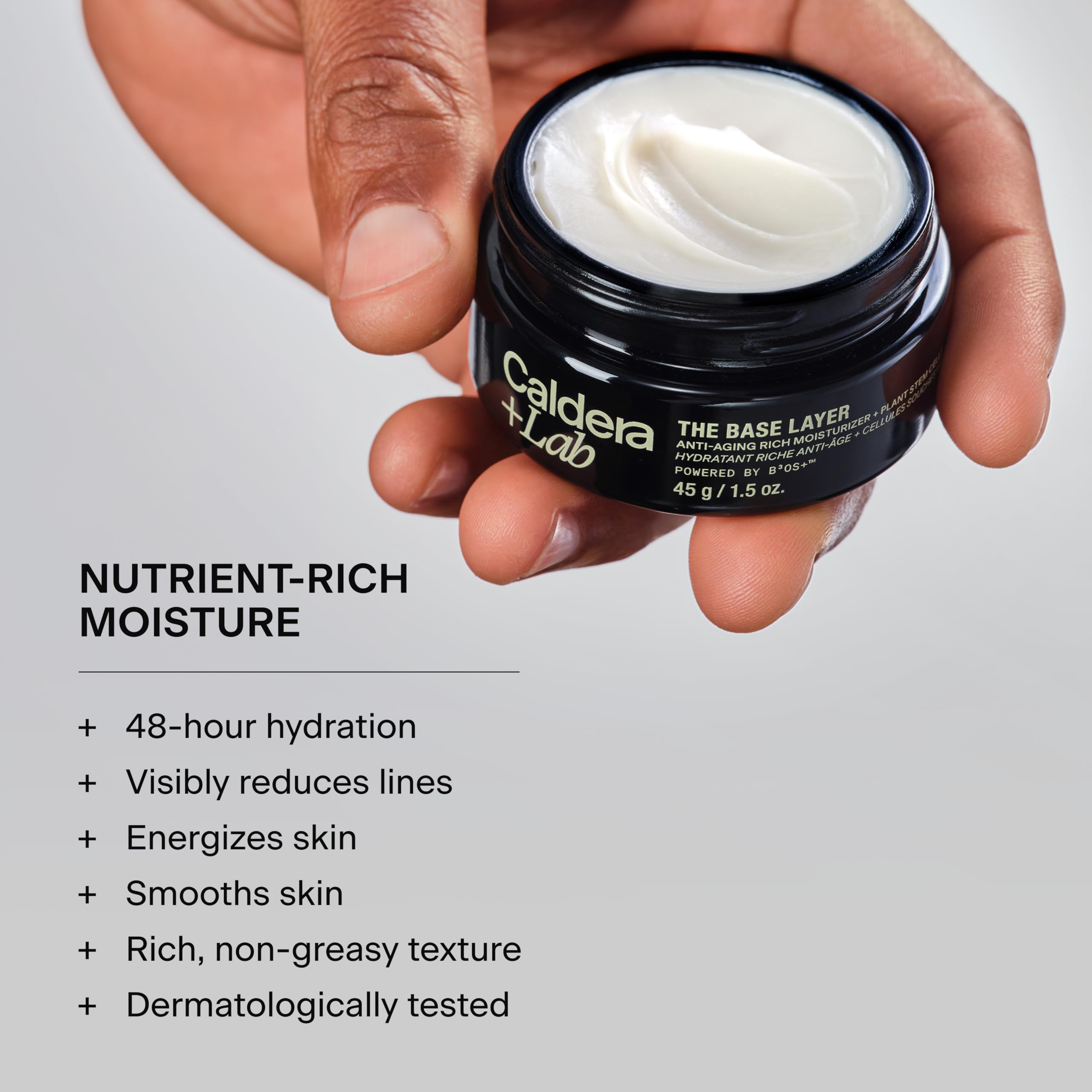 Caldera + Lab Men’s Skincare Set – The Regimen Rich: Cleanser, Moisturizer & Night Serum | Hydrating, Firming & Smoothing | Niacinamide, Clean, All Skin Types