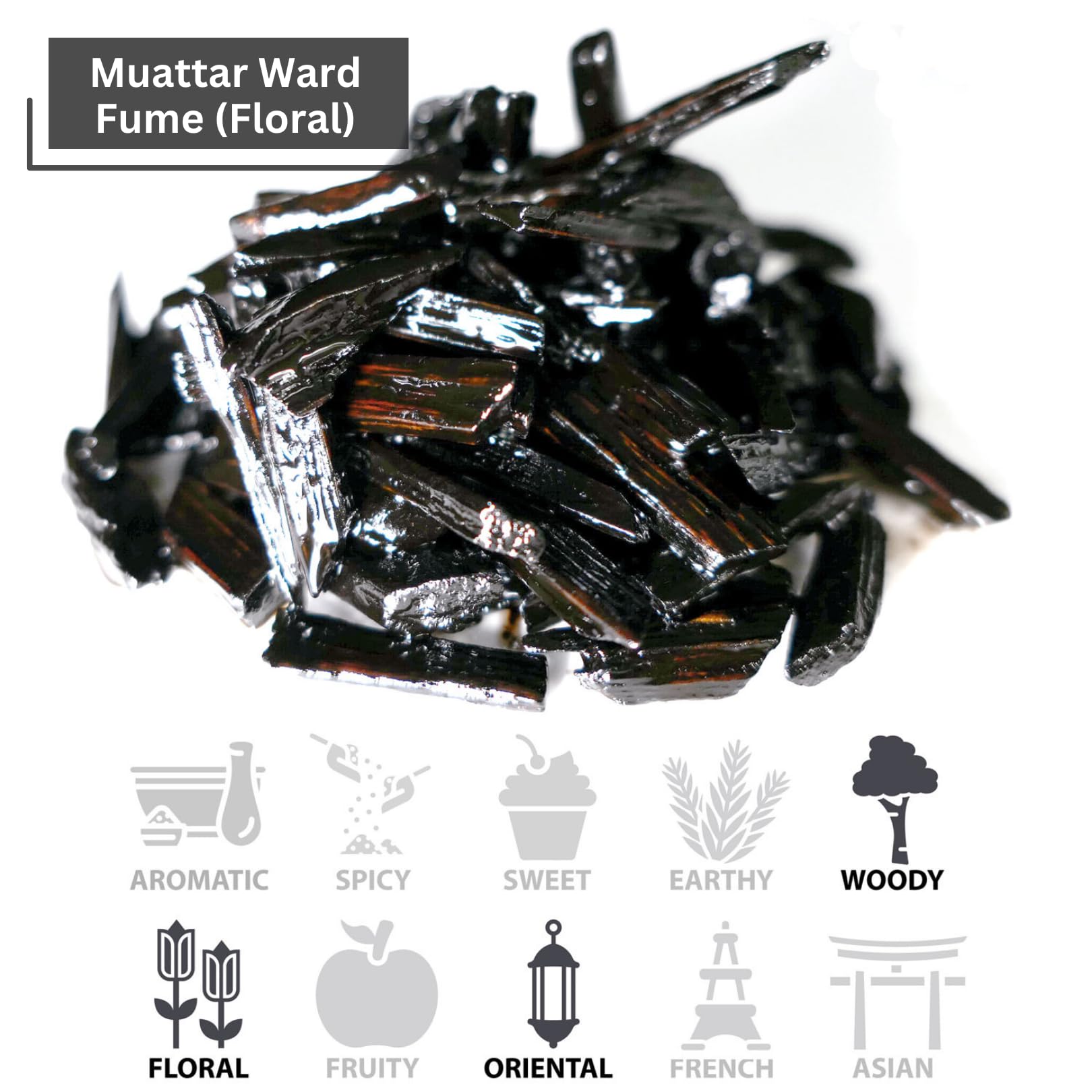 Bakhoor Incense Muattar 80g, Musk Tahara and Pink Musk Perfume Oils