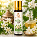 Ganesha Arts Neroli Attar Perfume Oil | Premium Alcohol Free Fragrance, 10 ML