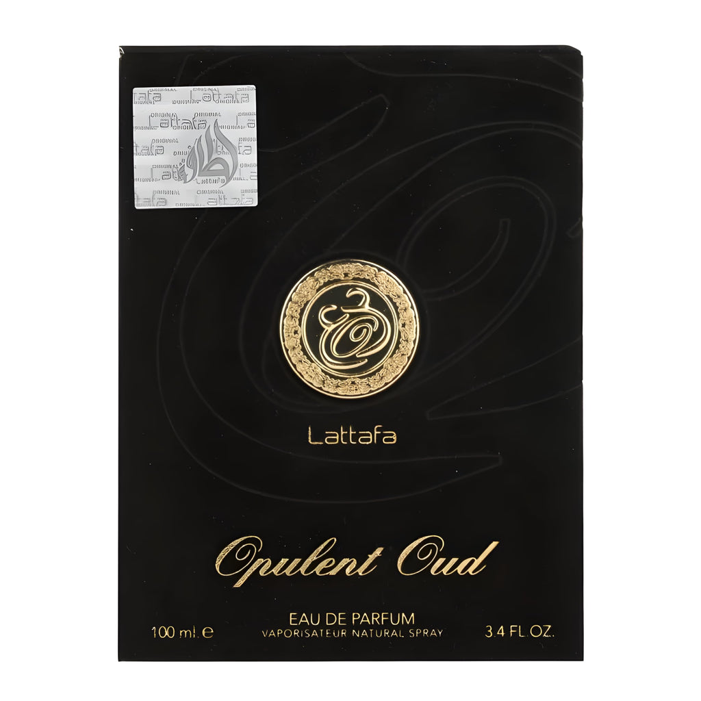 Lattafa Opulent Oud for Unisex Eau de Parfum Spray, 3.4 Ounce